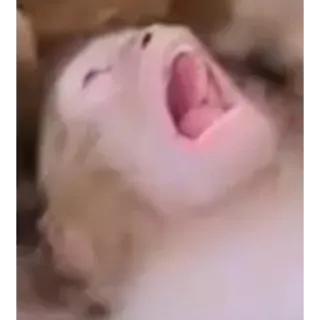 😱 dier, aap, zoogdier, geeuw, grappig, meme whatsapp sticker