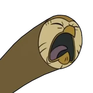😫 Hooty The Owl House kartun, burung hantu, pintu, lucu, teriakan telegram sticker