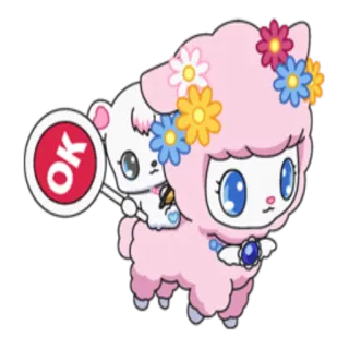 👌 OK Cartoon, Niedlich, Tier, Positiv, Okay, Illustration whatsapp sticker