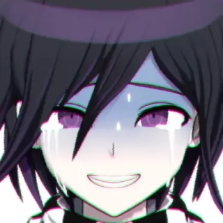 😭 Kokichi Oma Danganronpa V3: Killing Harmony Аниме, Плач, Кокичи Ома, Данганронпа, Фанатское творчество telegram sticker