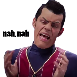 😕 nah, nah telegram sticker