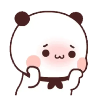 🍯 น่ารัก, แพนด้า, คาวาอิ, น่าเอ็นดู, การ์ตูน, สัตว์, สติกเกอร์ telegram sticker
