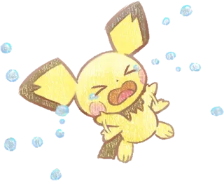 😭 Pichu Pokemon pichu, pokemon, llorando, triste whatsapp sticker