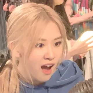 🧁 woman, blonde, portrait, face, expression, shocked telegram sticker