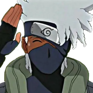 🦔 Kakashi Naruto anime, naruto, kakashi, ninja, character, manga whatsapp sticker