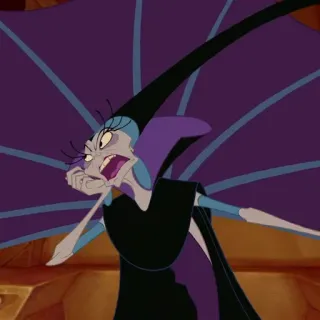 🍂 Yzma The Emperor's New Groove Yzma, villana, dibujos animados, Disney, El emperador y sus locuras telegram sticker