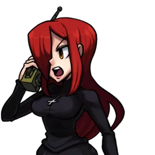 SkullGirls telegram stickers