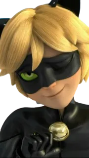😺 Cat Noir Miraculous: Tales of Ladybug & Cat Noir Cartoon, Superheld, Katze, Miraculous Ladybug, Chat Noir telegram sticker