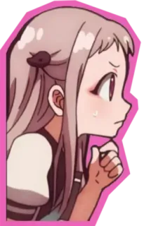😍 Nene Yashiro Toilet-bound Hanako-kun anime, manga, cartoon, girl, cute, blush, Nene Yashiro, Toilet-bound Hanako-kun whatsapp sticker
