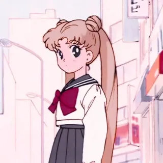 🙂 Sailor Moon anime, cartoon, manga, girl, sailor moon telegram sticker