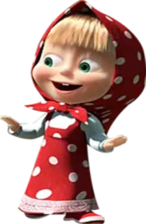 👗 Masha Masha and the Bear Kartun, Animasi, Karakter, Gadis, Masha dan Beruang telegram sticker