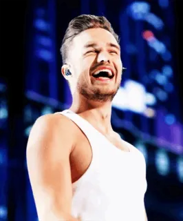 🥀 Liam Payne cantante, música, retrato, celebridad, hombre, camiseta sin mangas telegram sticker