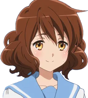 😌 Anime, Mädchen, Süß, Lächeln telegram sticker
