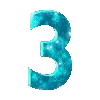 Blue Font (@ShoutoEmoji) telegram emojis 3️⃣