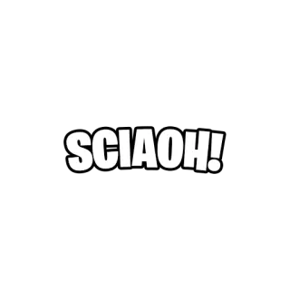 👋 SCIAOH! whatsapp sticker