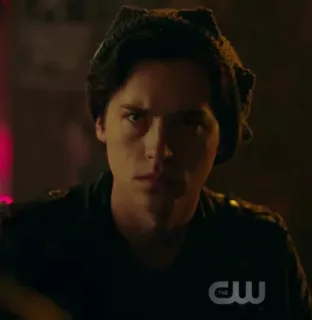 ☁ Jughead Jones Riverdale jughead, riverdale, série, drama adolescente, chapéu, cole sprouse telegram sticker