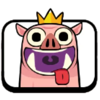 😋 Hog Rider Clash of Clans Chevaucheur de cochon, Clash of Clans, Clash Royale, Jeu mobile, Personnage, Sticker whatsapp sticker
