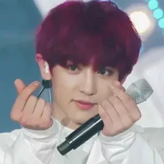 💜 k-pop, singer, microphone, Korean, idol telegram sticker