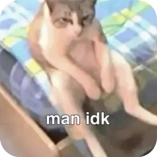 🧌 man idk telegram sticker