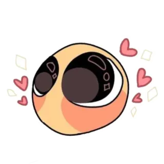 🥰 süß, kawaii, augen, liebe, entzückend telegram sticker