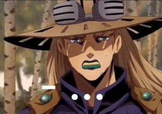 😕 Gyro Zeppeli JoJo's Bizarre Adventure: Steel Ball Run Anime, Manga, Jojo, Gyro, Zeppeli telegram sticker