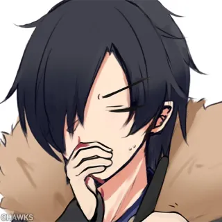 🌐 @HAWKS Anime, Manga, Dessin animé, Garçon, Personnage, Art telegram sticker