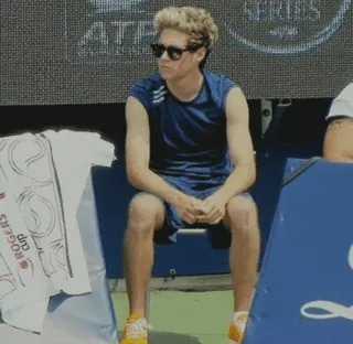 🥀 Niall Horan ATP SERIES Niall Horan, tennis, sunglasses, athlete, singer telegram sticker