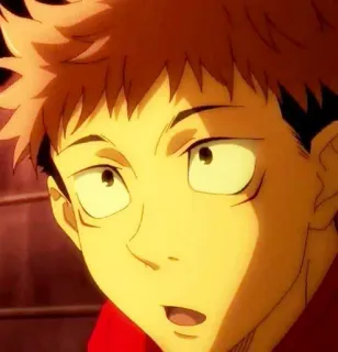❤️ Yuji Itadori Jujutsu Kaisen anime, manga, Jujutsu Kaisen, Yuji Itadori, character, animated whatsapp sticker