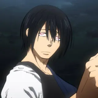 ⭕️ Shinra Kusakabe Fire Force Anime, Fire Force, Shinra Kusakabe, Personaggio, Personaggio anime telegram sticker
