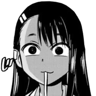 🧃 Nagatoro Don't Toy With Me, Miss Nagatoro anime, manga, nagatoro, funny, cute, cartoon, character telegram sticker
