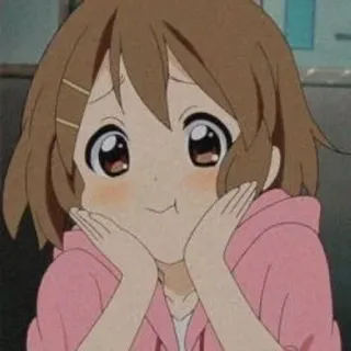 🌟 Anime, Lucu, Gadis, Kawaii, Senang telegram sticker