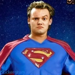 ❗️ Superman Супергерой, Комикс, Фильм, Человек из стали, Супермен telegram sticker