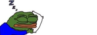 😴 sleeping, pepe, frog, zzz, twitch, emote telegram sticker