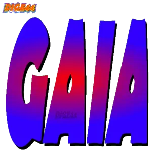 🤩 GAIA gaia, name telegram sticker