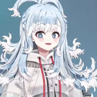 💦 Kobo Kanaeru Anime, Vtuber, Kobo Kanaeru, Carino, Idol, Personaggio telegram sticker