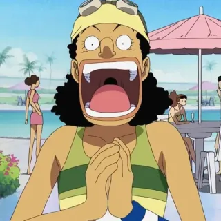 😍 Usopp One Piece Anime, Personnage, One Piece, Usopp whatsapp sticker
