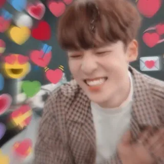 ❤️ ยิ้ม, หัวใจ, ความรัก, คน, ภาพบุคคล, ความรักใคร่ telegram sticker
