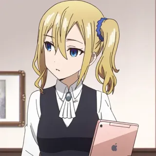 🤔 Ai Hayasaka Kaguya-sama: Love Is War Anime, Charakter, Hayasaka Ai, Kaguya Sama, Blond telegram sticker