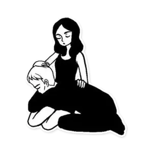 Sad stickers @stickersb2b telegram stickers