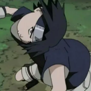 😕 Sasuke Uchiha Naruto sasuke, uchiha, naruto, anime, ninja, charakter, manga whatsapp sticker