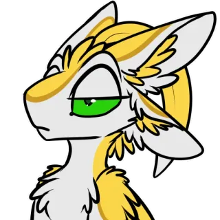 😒 Furry, Antropomórfico, Desenho animado, Animal, Personagem, Adesivo telegram sticker