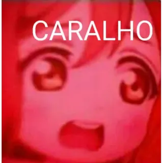 🤬 CARALHO Anime, Manga, Caralho, Expresión, Dibujo animado telegram sticker