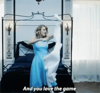 💸 Taylor Swift And you love the game chanteuse, femme, chambre, musique telegram sticker