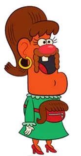 💁 cartoon, female, funny, character, woman telegram sticker