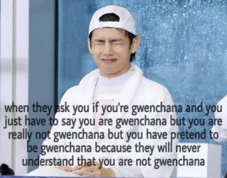 😭 when they ask you if you're gwenchana and you just have to say you are gwenchana but you are really not gwenchana but you have pretend to be gwenchana because they will never understand that you are not gwenchana triste, piangendo, gwenchana, coreano, meme, emotivo whatsapp sticker