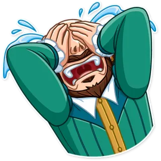 😭 llorando, triste, lágrimas, molesto, emocional, angustia, drama telegram sticker