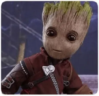 😲 Groot Guardians of the Galaxy グルート, ガーディアンズ・オブ・ギャラクシー, マーベル, ベビー・グルート, 木, キャラクター, 映画, コミック telegram sticker