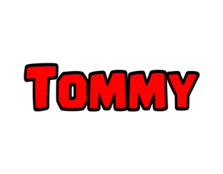 ❤ Tommy Nome, Tommy, Rosso, Testo, Soprannome telegram sticker