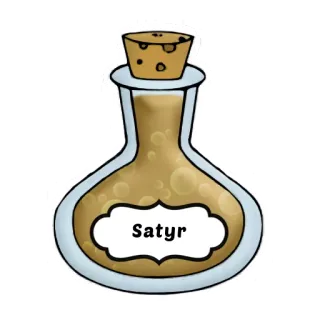 🍹 Satyr fantasy, potion, satyr, mythology, magic telegram sticker