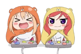 🎮 Anime, Chibi, Kawaii, Lindo, Gaming, Arcade telegram sticker